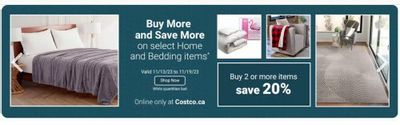 Costco Canada: Pre-Black Friday Furniture Deals + Buy More & Save More on Select Home and Bedding