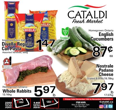 Cataldi Fresh Market Flyer November 15 to 21
