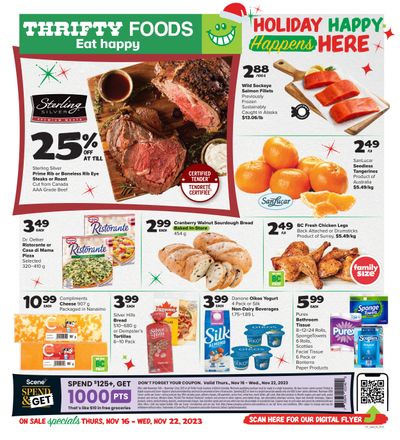 Thrifty Foods Flyer November 16 to 22