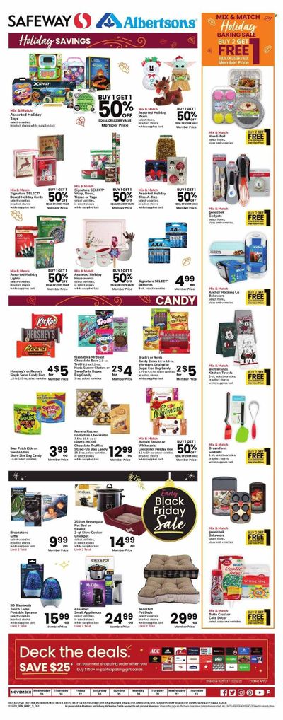 Safeway (CO, NE, NM, WY) Weekly Ad Flyer Specials November 15 to November 23, 2023