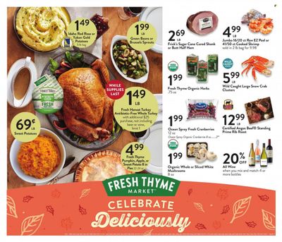 Fresh Thyme Weekly Ad Flyer Specials November 15 to November 23, 2023
