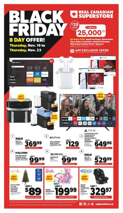 Real Canadian Superstore (West) Flyer November 16 to 23