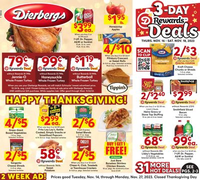 Dierbergs (IL, MO) Weekly Ad Flyer Specials November 14 to November 27, 2023