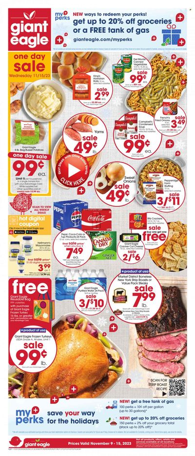 Giant Eagle (MD) Weekly Ad Flyer Specials November 9 to November 15, 2023