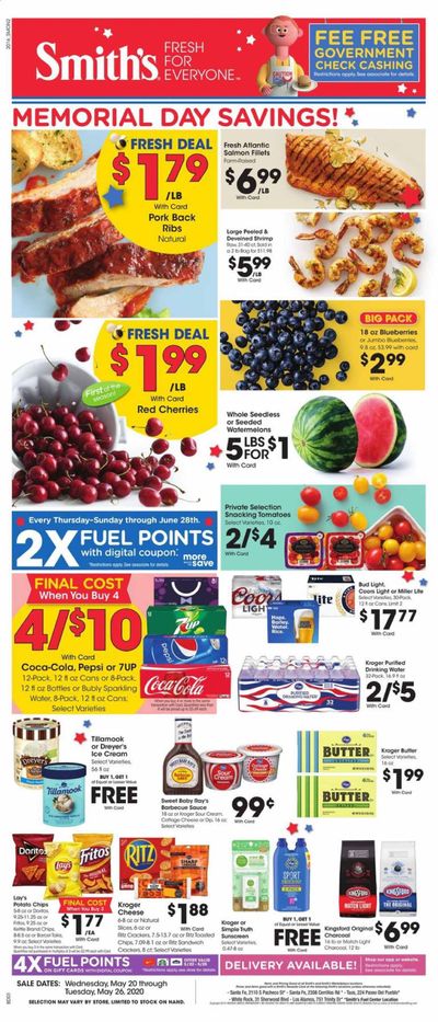 Smith's Weekly Ad & Flyer May 20 to 26