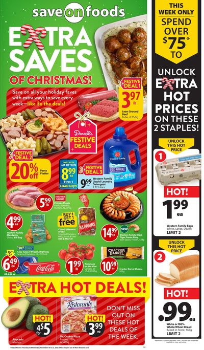 Save On Foods (AB) Flyer November 16 to 22