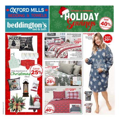 Oxford Mills Flyer November 15 to December 12
