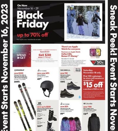 Sport Check Canada Sneak Peek Event Black Friday Flyer Deals November 16th – 29th