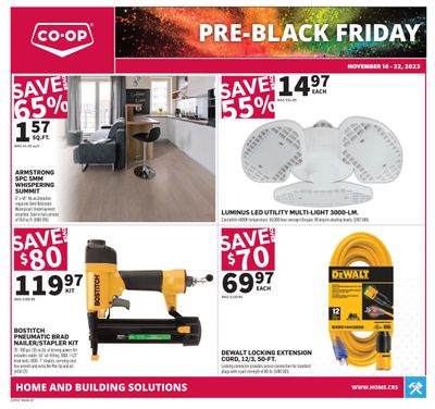 Co-op (West) Home Centre Flyer November 16 to 22