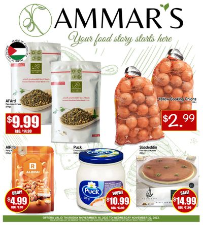 Ammar's Halal Meats Flyer November 16 to 22