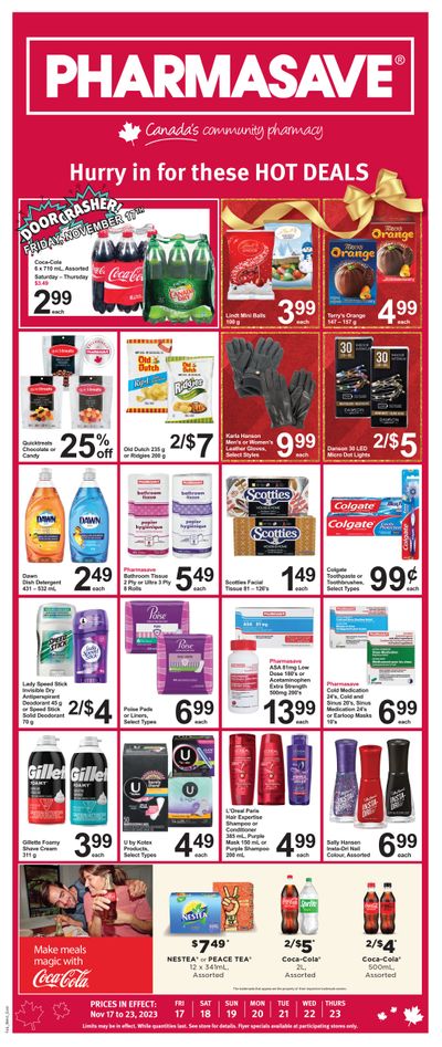 Pharmasave (ON & West) Flyer November 17 to 23