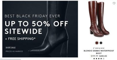 Naturalizer Canada Black Friday: Save up to 50% off Sitewide + FREE shipping