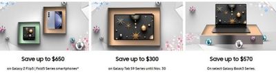 Samsung Canada Black Friday Sale: Buy 2 Save 10%, Buy 3 Save 20% on Select Galaxy Devices + More