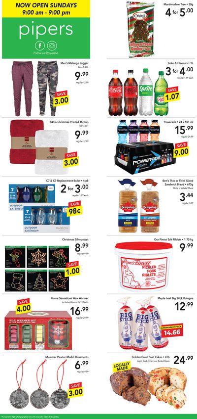 Pipers Superstore Flyer November 16 to 22