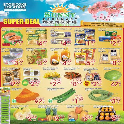 Sunny Foodmart (Etobicoke) Flyer November 17 to 23