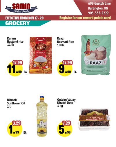 Samir Supermarket Flyer November 17 to 20