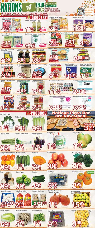 Nations Fresh Foods (Hamilton) Flyer November 17 to 23