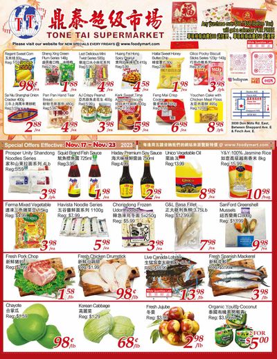Tone Tai Supermarket Flyer November 17 to 23