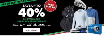 Golf Town Canada Pre-Black Friday Sale: Save up to 40% on Select Items