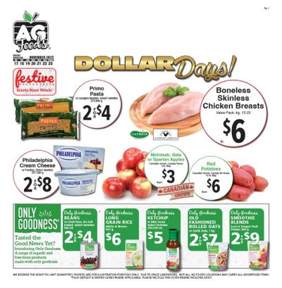 AG Foods Flyer November 17 to 23
