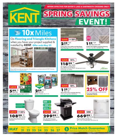 Kent Building Supplies Flyer May 21 to 27