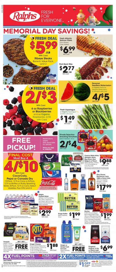 Ralphs Weekly Ad & Flyer May 20 to 26