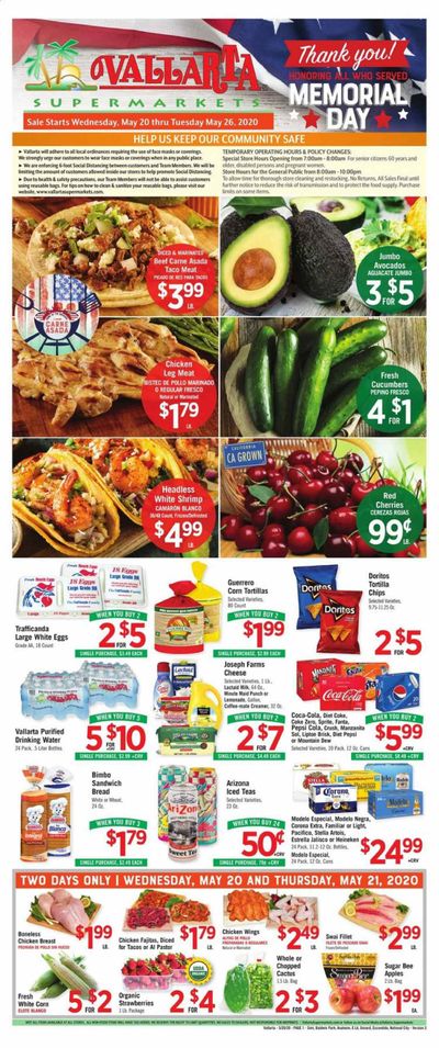 Vallarta Weekly Ad & Flyer May 20 to 26