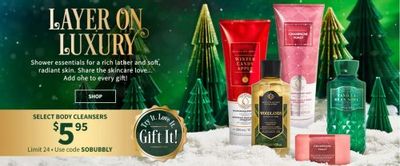Bath & Body Works Canada Early Black Friday Offers: Select Body Cleansers $5.95 with Promo Code + 3 Wick Candles $14.95