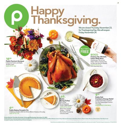 Publix (AL, FL, GA, NC, SC, TN) Weekly Ad Flyer Specials November 16 to November 22, 2023
