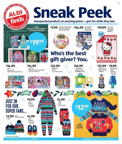 ALDI Weekly Ad Flyer Specials November 22 to November 28, 2023 ALDI Weekly Ad Flyer Specials November 22 to November 28, 2023