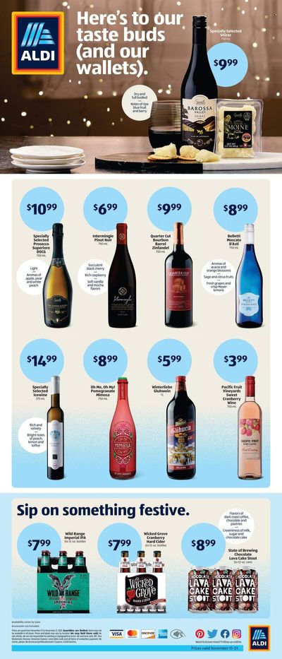 ALDI Weekly Ad Flyer Specials November 15 to November 21, 2023
