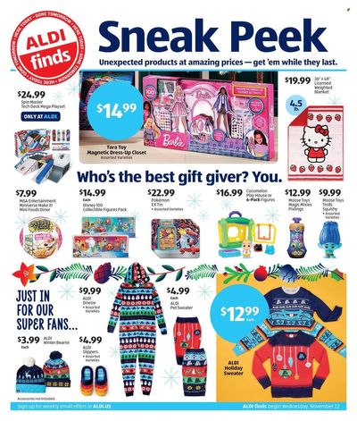 ALDI (AZ, CA) Weekly Ad Flyer Specials November 22 to November 28, 2023