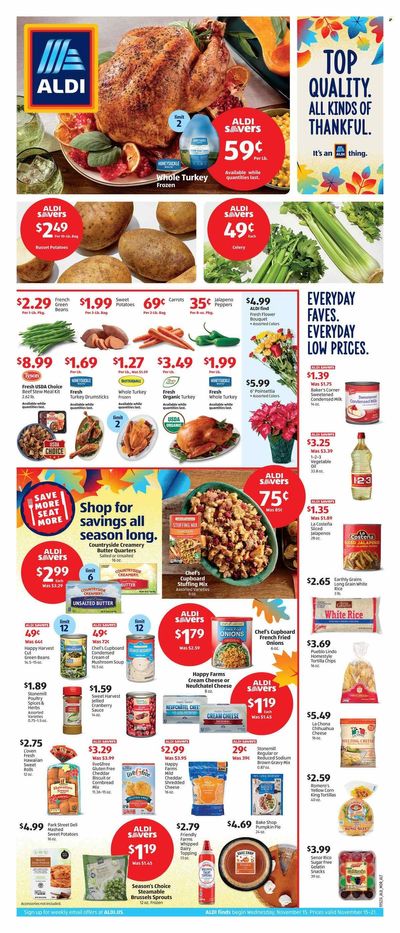 ALDI (CA) Weekly Ad Flyer Specials November 15 to November 21, 2023