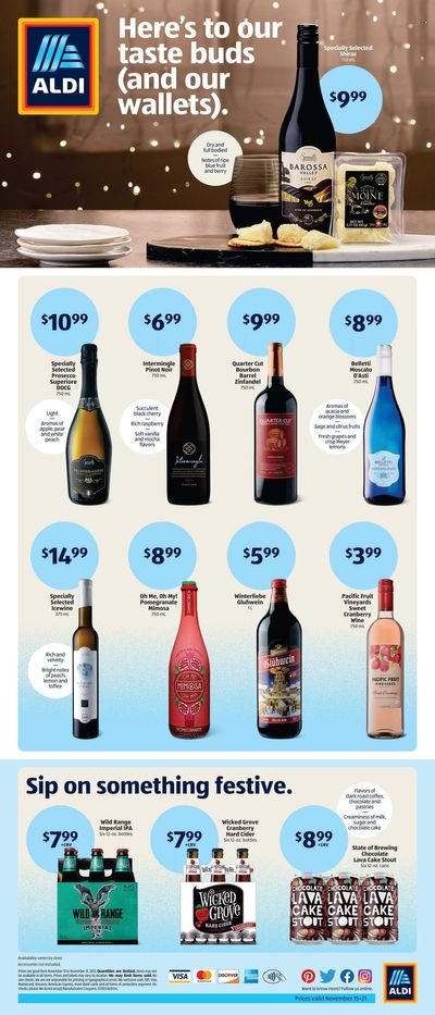 ALDI (CA) Weekly Ad Flyer Specials November 15 to November 21, 2023