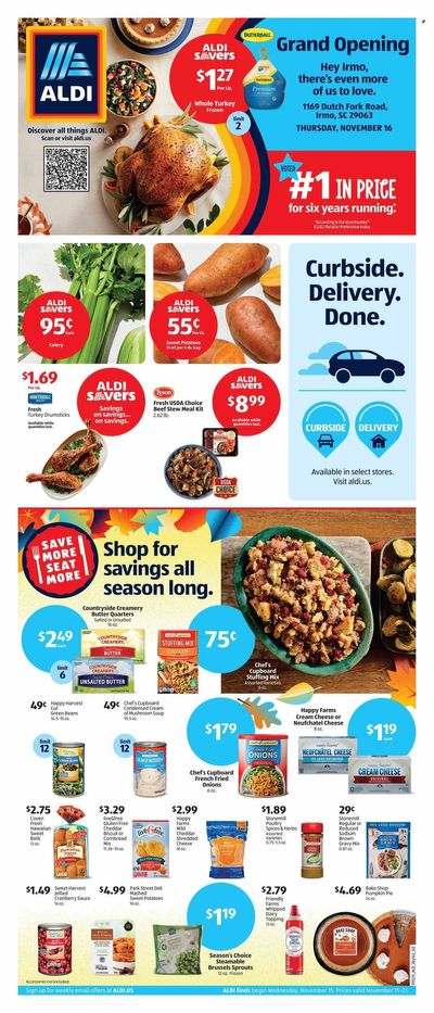 ALDI (SC) Weekly Ad Flyer Specials November 15 to November 21, 2023