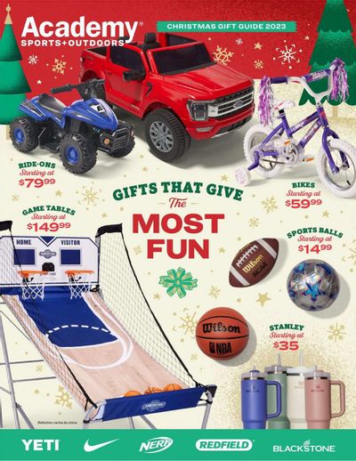 Academy Sports + Outdoors Weekly Ad Flyer Specials October 30 to December 24, 2023