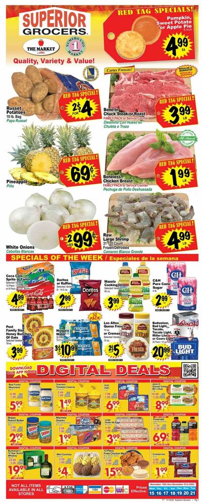 Superior Grocers (CA) Weekly Ad Flyer Specials November 15 to November 21, 2023