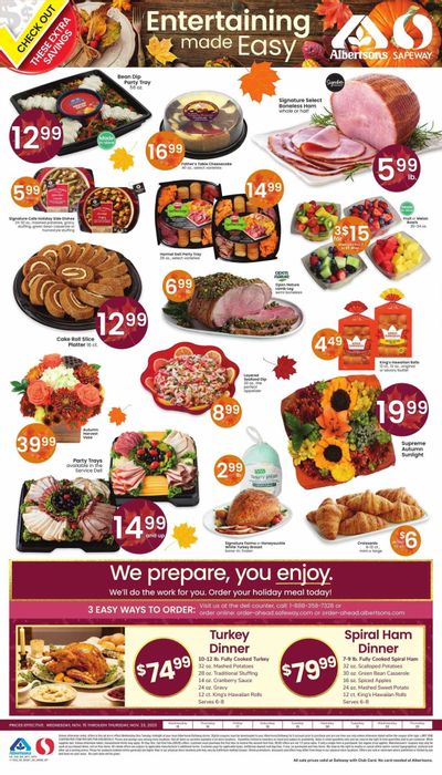 Safeway (MT) Weekly Ad Flyer Specials November 15 to November 23, 2023