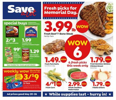 Save a Lot Weekly Ad & Flyer May 20 to 26