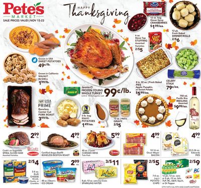 Pete's Fresh Market (IL) Weekly Ad Flyer Specials November 15 to November 23, 2023