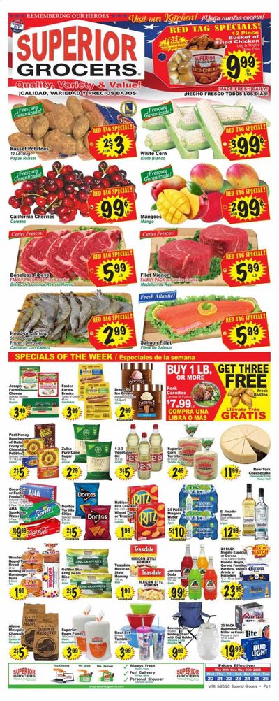 Superior Grocers Weekly Ad & Flyer May 20 to 26