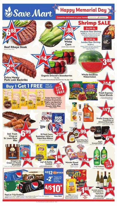 Save Mart Weekly Ad & Flyer May 20 to 26