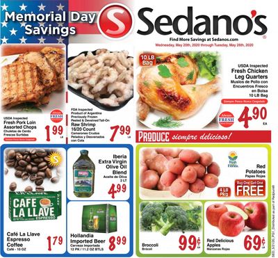 Sedano's Weekly Ad & Flyer May 20 to 26