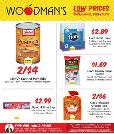 Woodman's Markets (IL, WI) Weekly Ad Flyer Specials November 16 to November 22, 2023