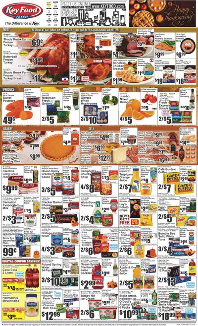 Key Food (NY) Weekly Ad Flyer Specials November 17 to November 23, 2023