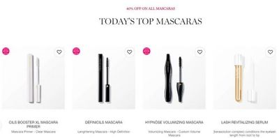 Lancome Canada Early Black Friday Offers: Save 40% on All Mascaras November 18th & 19th Only