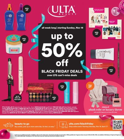 Ulta Beauty Weekly Ad Flyer Specials November 19 to November 25, 2023