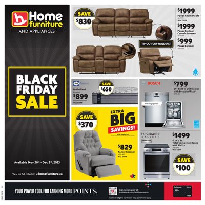 Home Furniture (BC) Black Friday Flyer November 20 to December 3