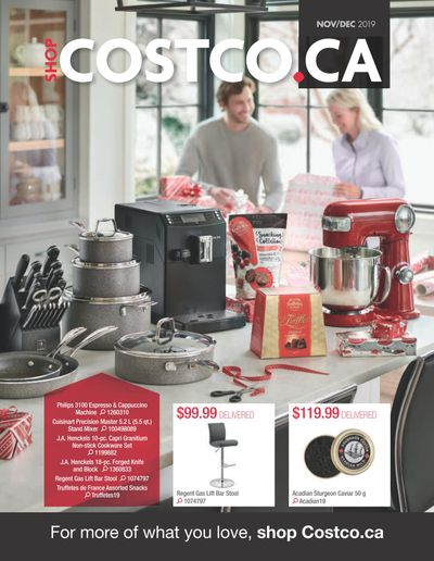 Costco Online Catalogue November 1 to December 31