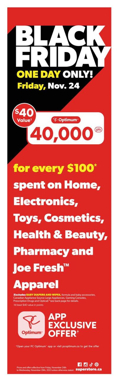 Real Canadian Superstore (ON) Black Friday Flyer November 24 to 29, 2023